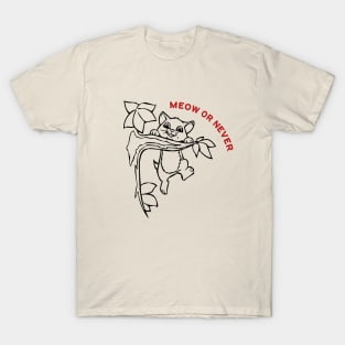 Cat's Meow or Never: Whisker-twitching Fashion Fun! T-Shirt